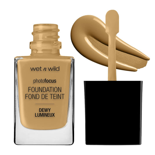 WET N WILD PHOTO FOCUS DEWY FOUNDATION CARAMEL pack of 2