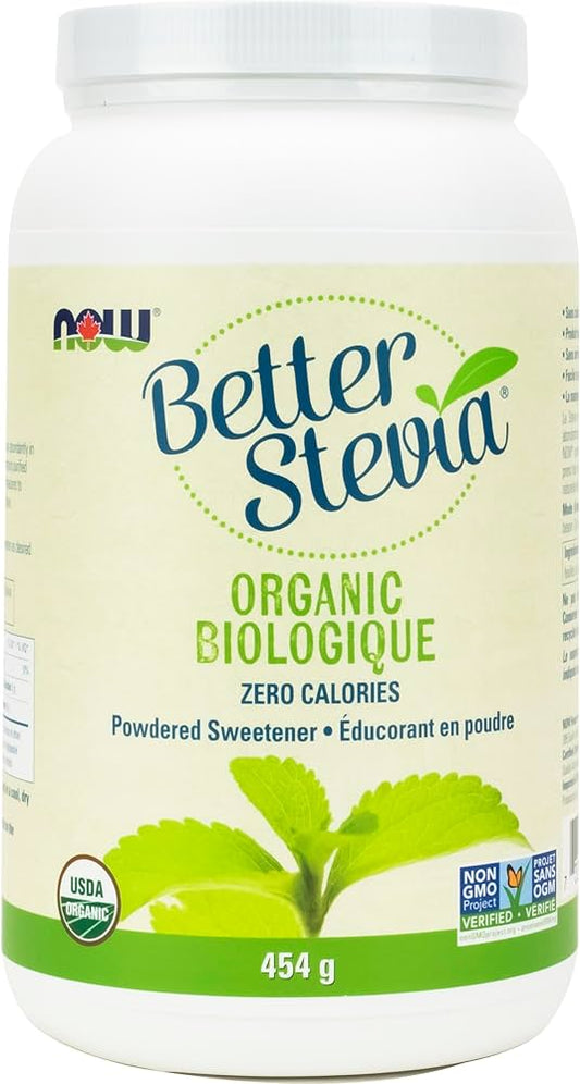 NOW Organic Stevia Extract Powder 454g
