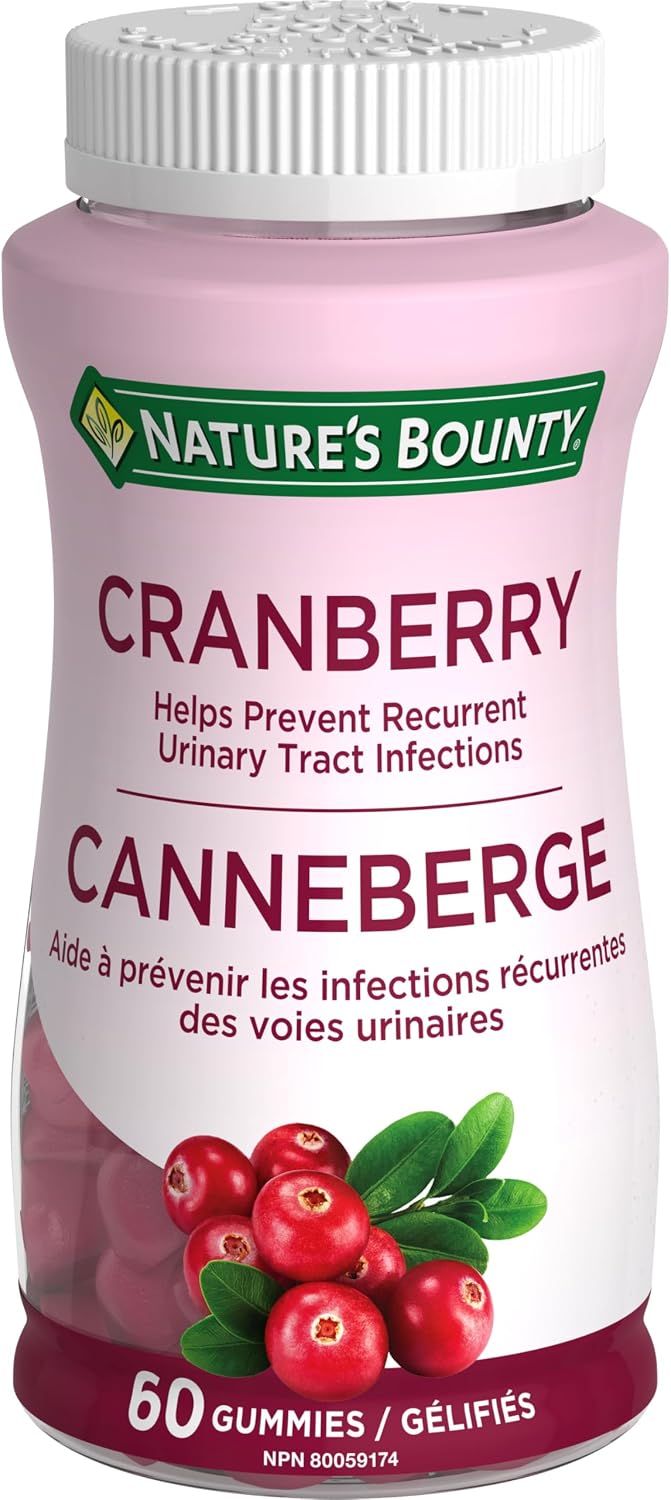 NATURE'S BOUNTY CRANBERRY GUMMIES 60 GUMMY