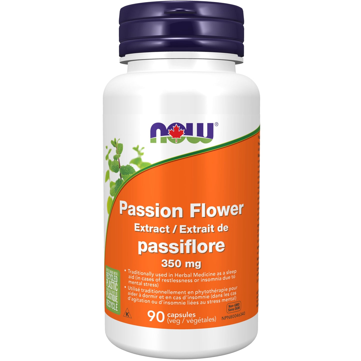 NOW    Passion Flower Ext 350mg 90vcap