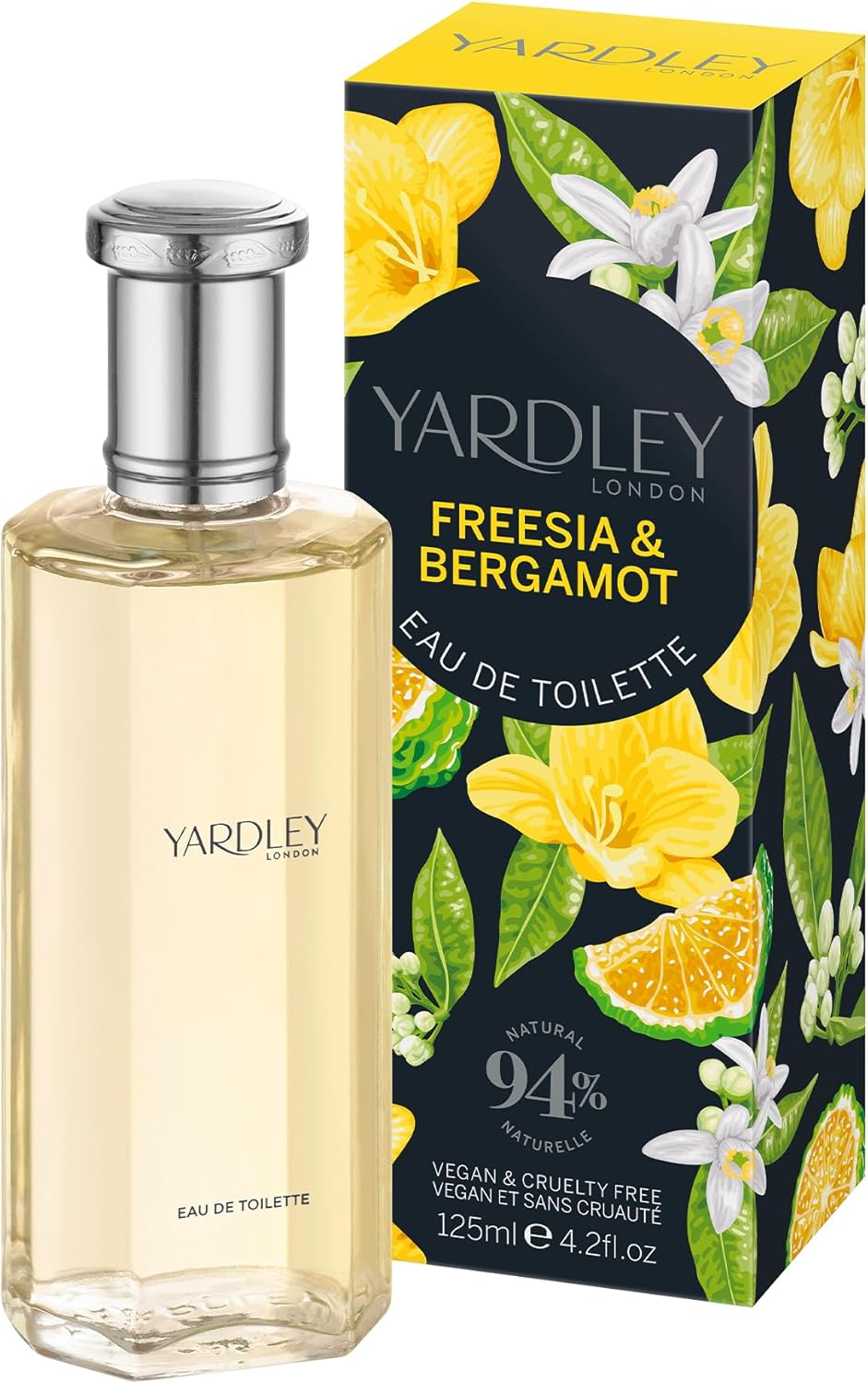 Yardley Freesia & Bergamot Eau De Toilette Spray By Yardley London 4.2 oz Eau De Toilette Spray