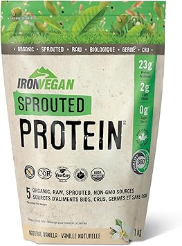 Iron Vegan Sprouted Protein   1kg Vanilla