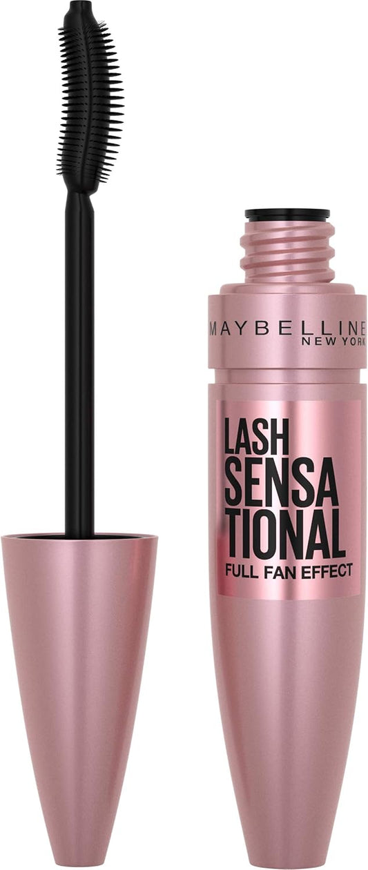 MAYB MASCARA LASH SENSATIONAL BLACK ROS 9.5ML pack of 6