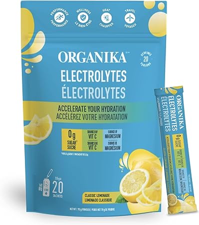 Organika   ELECTROLYTES CLASSIC LEMONADE 3.5G 20BAG