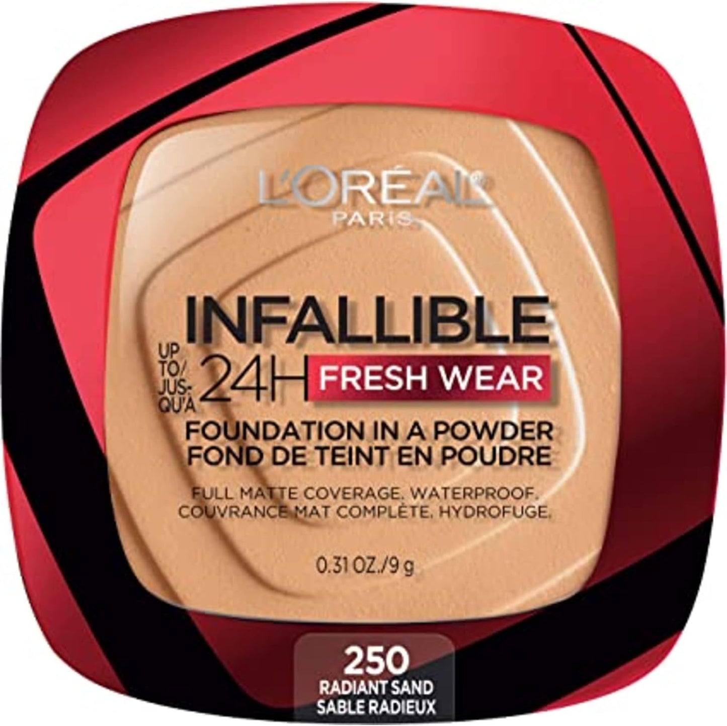 L'OREAL INFALLIBLE PD RADIANT SAND 9G pack of 2