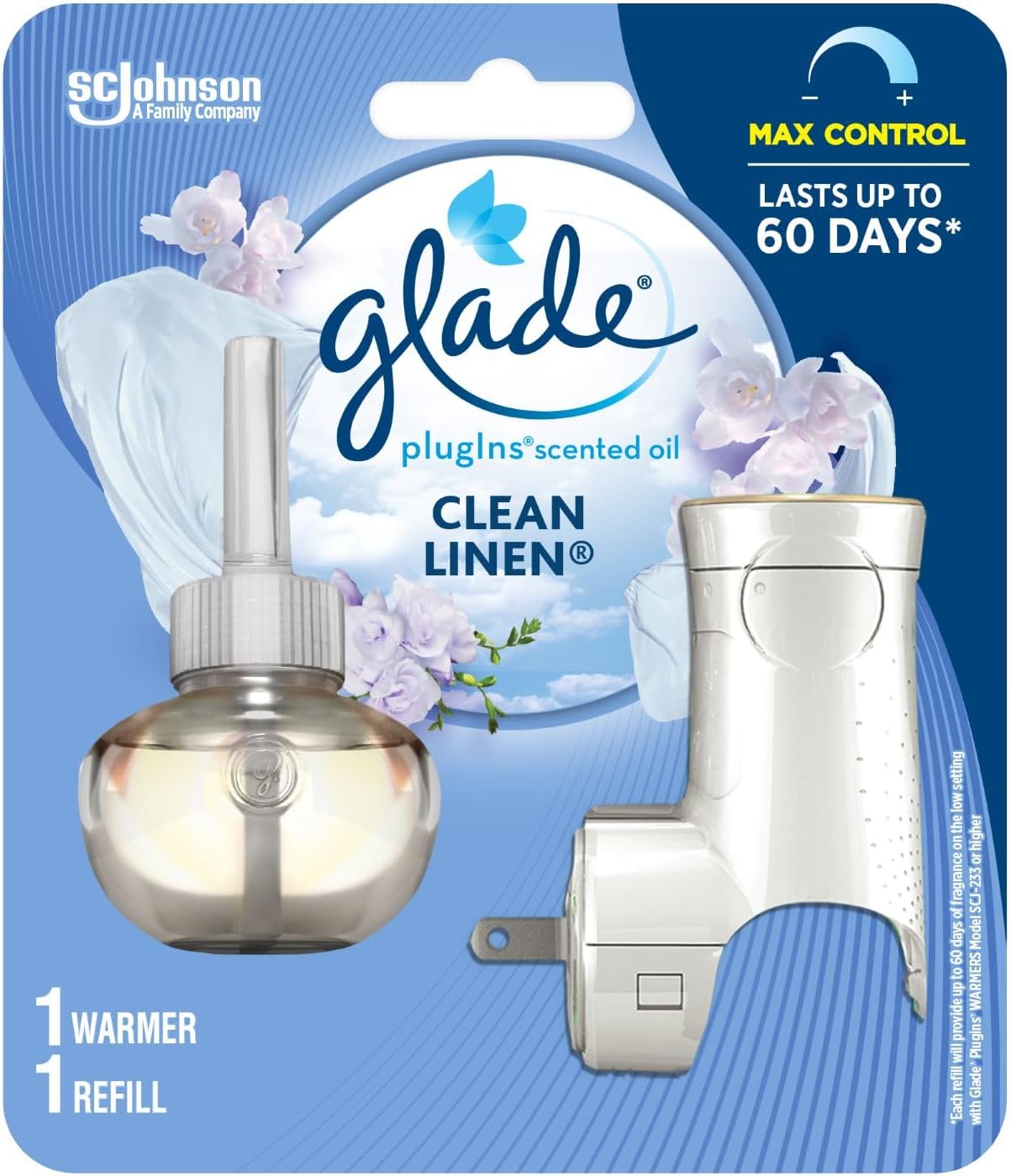 GLADE PLUGINS STARTER KIT CLEAN LINEN 1