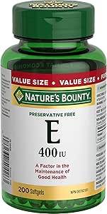 NATURE'S BOUNTY VIT E SOFTGEL 400IU 200 CAPSULE