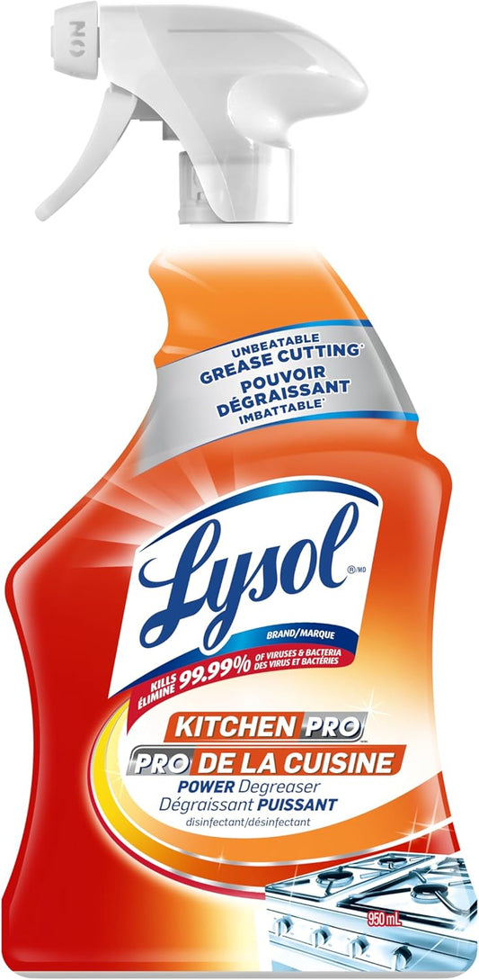 LYSOL KITCHEN PRO POWER DEGREASER 950ML pack of 9