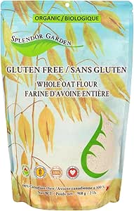 Splendor Garden - Organic Gluten Free Whole Oat Flour -  908g
