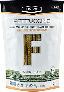 LIVIVA Organic     Fettucine Edamame Pasta  200g