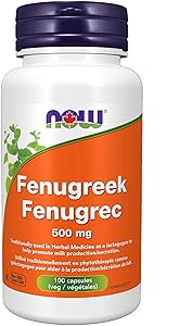 NOW - NOW    FENUGREEK    500MG          100CAPS