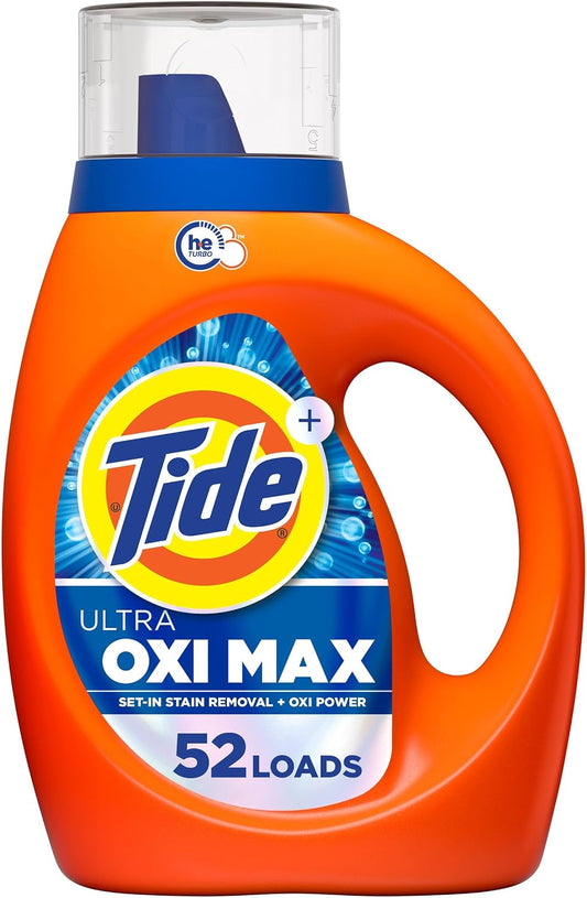 TIDE DETERGENT LIQ ULTRA OXI 52 LOADS 2.15L pack of 4