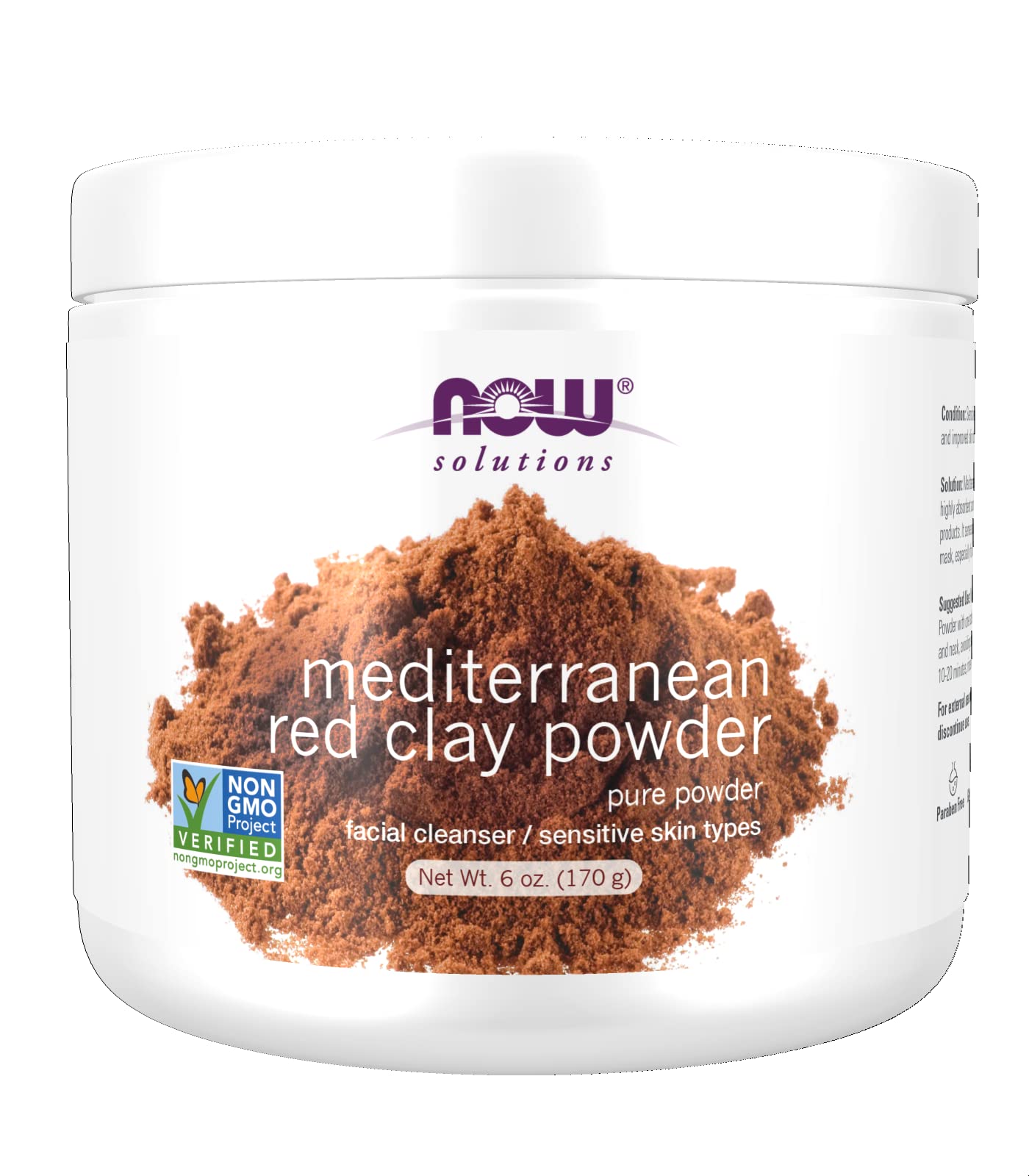 NOW    Mediterranean Red Clay Powder 170g