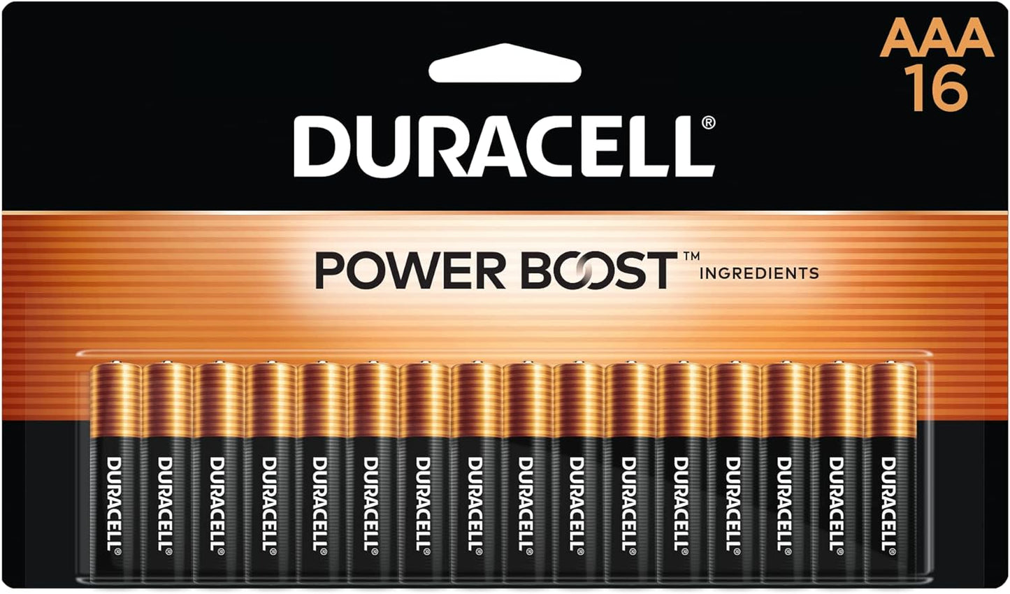 DURACELL BATTERIES COPPERTOP AAA 16