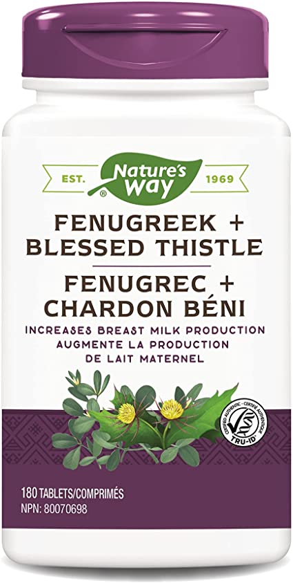 Nature's Way - Fenugreek+ Blessed Thistle - 180 Tabs