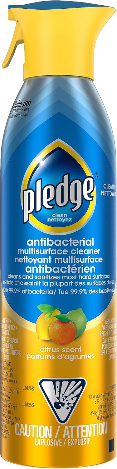 PLEDGE EVERYDAY CLEAN MULTI DISINF CITRUS 275G AEROSOL