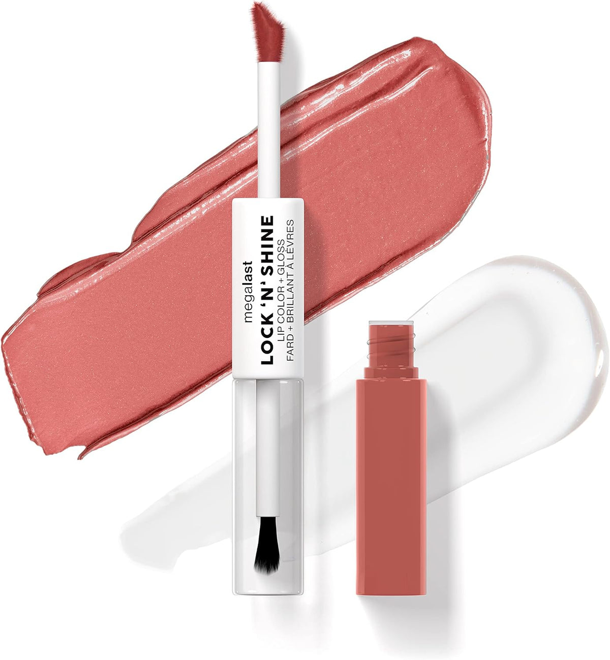 WET N WILD WILDSHINE 16HR LIP COLOR NUDE ILLUSION pack of 2