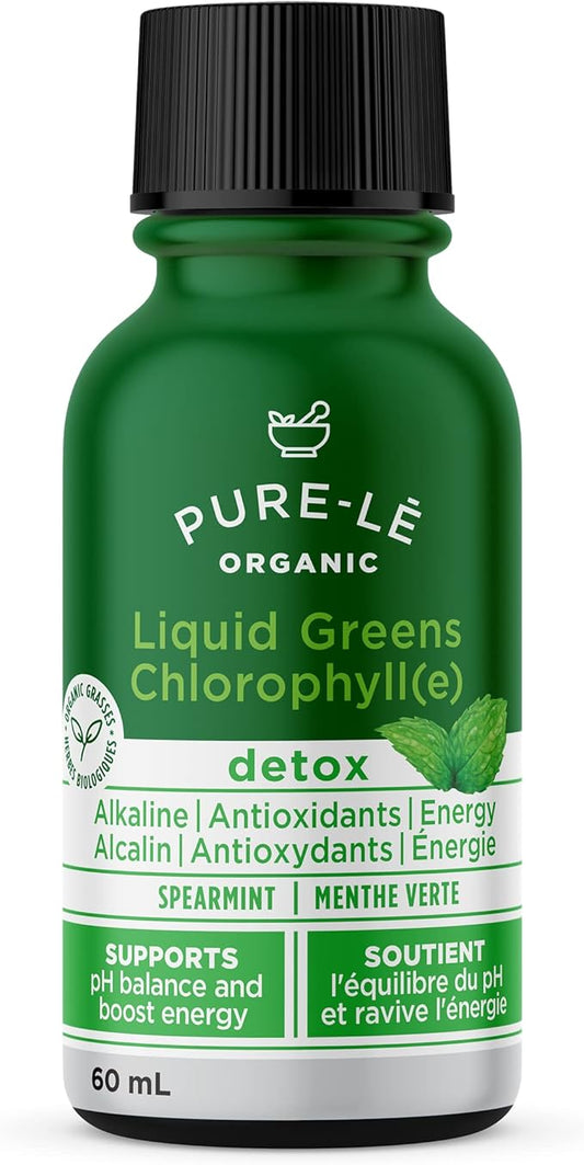 Pure-l?    Pure-l? Organic Liquid Greens    Flavour: Spearmint 
Container Size: 60 mL    Pack of 12
