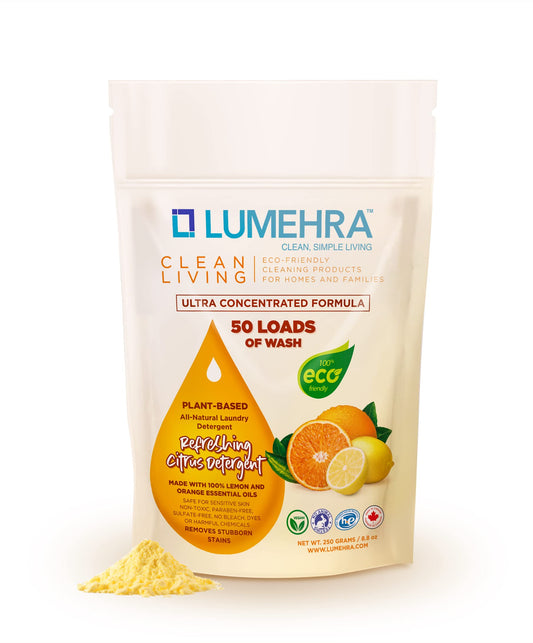 LUMEHRA - Citrus  Natural Laundry Detergent 100 wash     500g