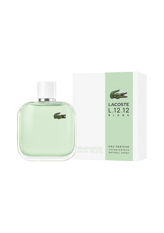 Lacoste Eau De Lacoste L.12.12 Blanc Eau Fraichie Eau De Toilette Spray By Lacoste 3.4 oz Eau De Toilette Spray