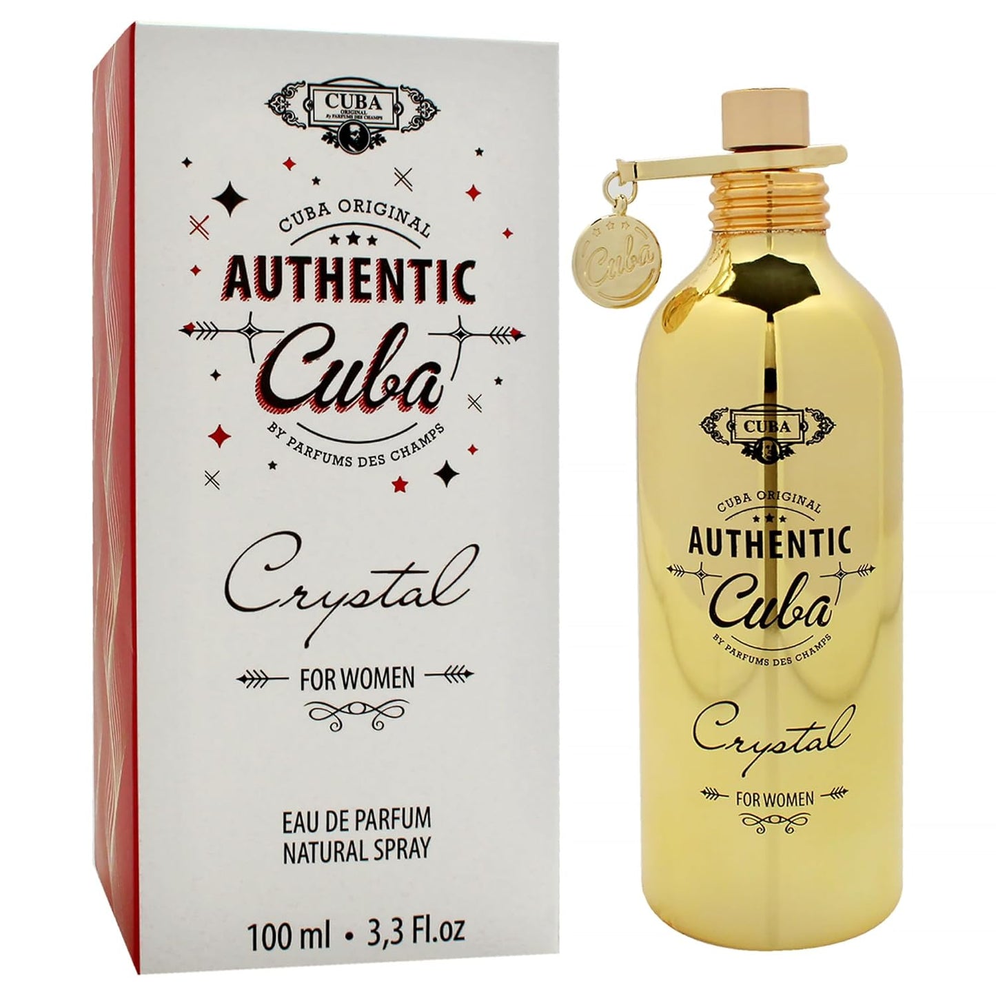 Fragluxe    Women    Cuba Authentic Crystal    100 ml Eau De Parfum Spray