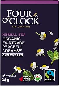 FOUR O’CLOCK  - Peaceful Dreams Organic Fairtrade Herbal Tea   16ct
