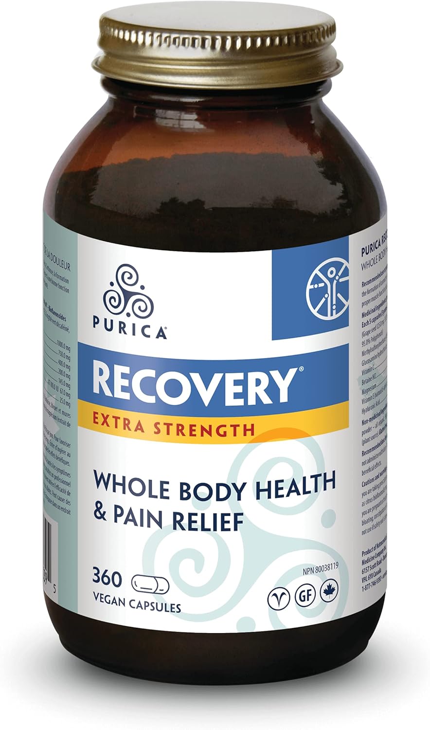 PURICA   Recovery 360 caps x-strength