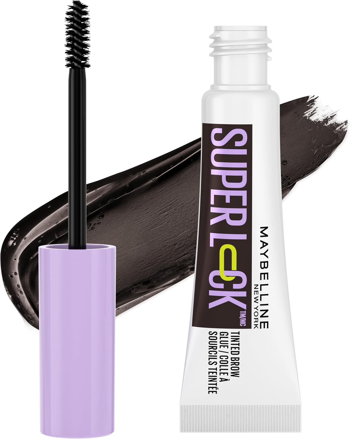 MAYB SUPER LOCK BROW GLUE BLACK pack of 2