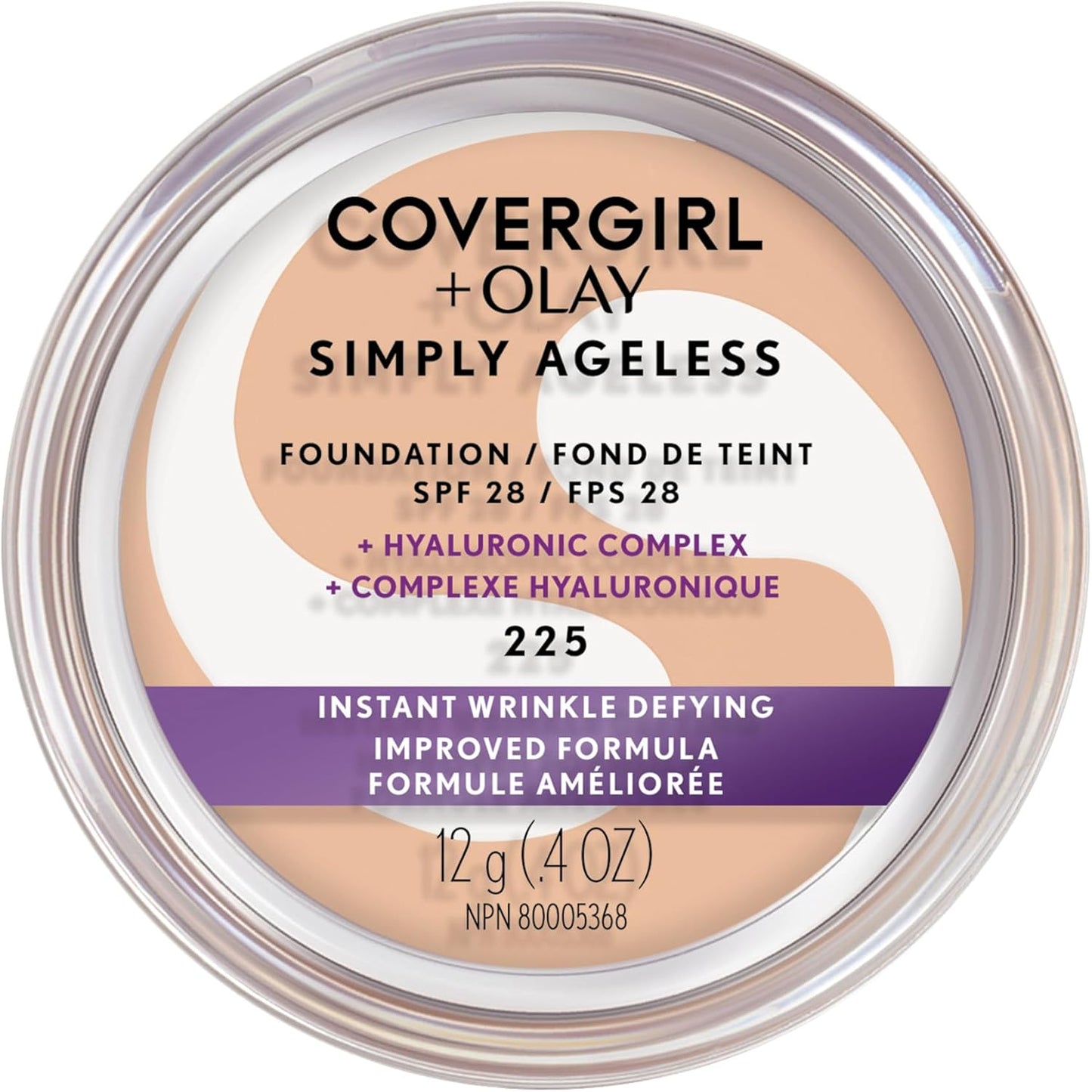 COVER GIRL & OLAY SIMPLY AGELESS FND BUFF BEIGE pack of 2