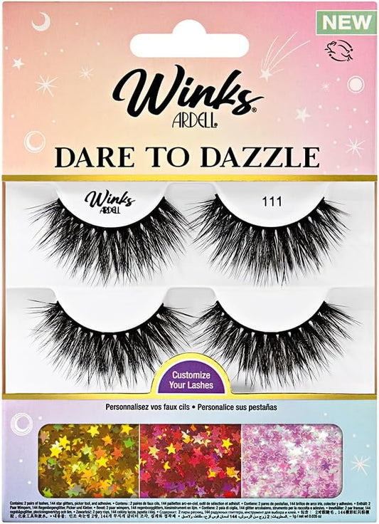 ARDELL WINKS DARE TO DAZZLE STARS #111 pack of 4