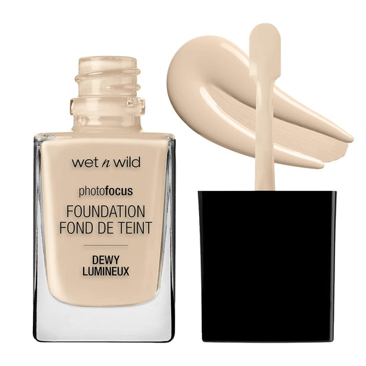 WET N WILD PHOTO FOCUS DEWY FOUNDATION SOFT IVORY pack of 2