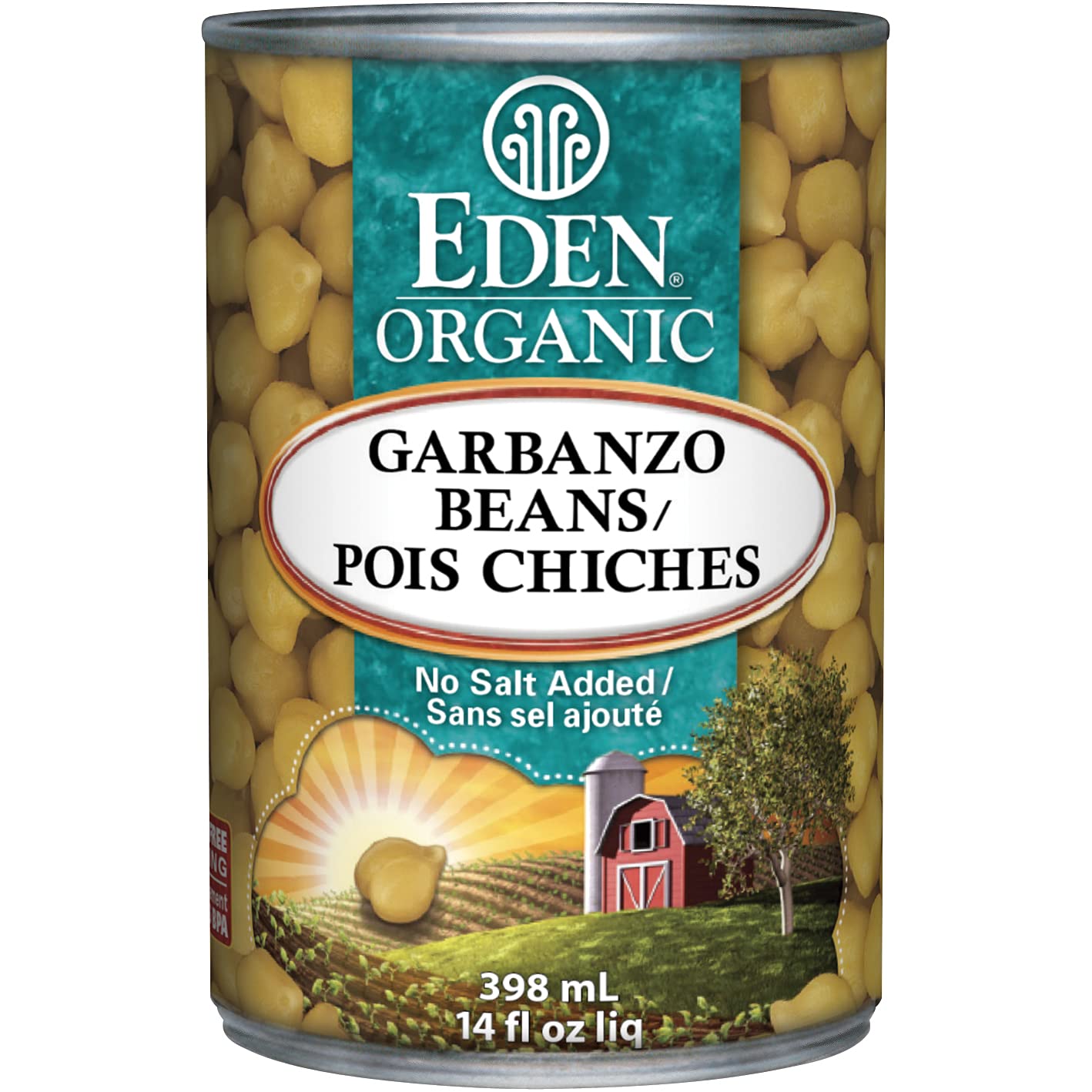 EDEN FOODS    Org Garbanzo Beans 398mL