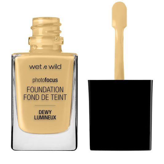 WET N WILD PHOTO FOCUS DEWY FOUNDATIO GOLDEN BEIGE pack of 2
