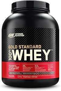 OPTIMUM NUTRITION   GOLD STANDARD 100% WHEY   DOUBLE RICH CHOCOLATE   5lbs