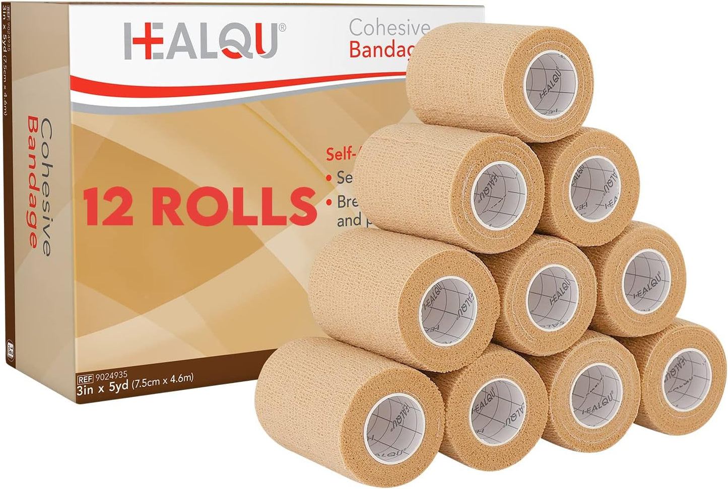 BANDAGE ELASTIC 3"X5YD pack of 12