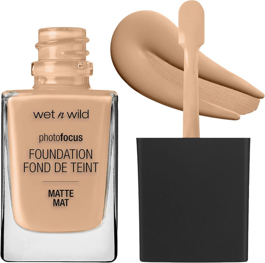 WET N WILD PHOTO FOCUS FOUNDATION BRONZE BEIGE pack of 2