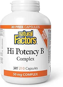 Natural Factors - Hi Potency B Complex 50mg, 210 Caps