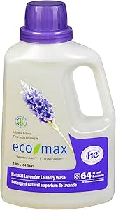 Eco-Max   Plant-Based Laundry Products   Lavender Scent Laundry Wash1.89L