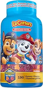 L'IL CRITTERS PAW PATROL MULTIVITAMINS GUMMY 190 BLOCK