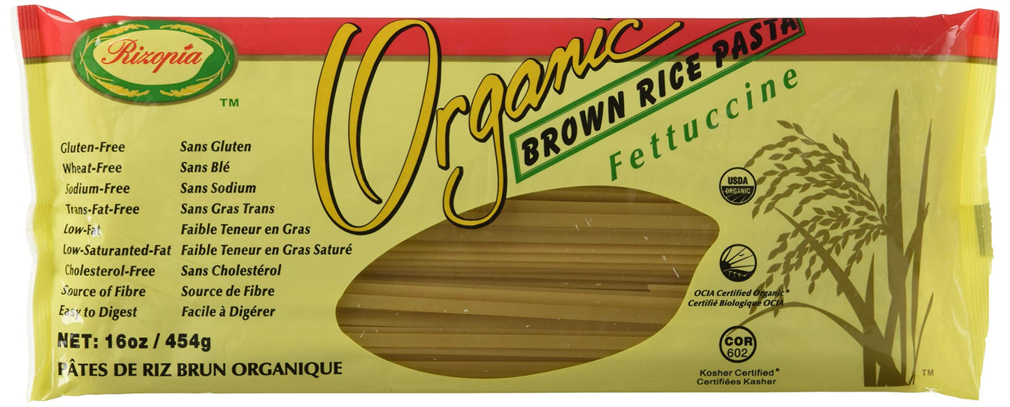 RIZOPIA    Org Brown Rice Fettuccine 454g