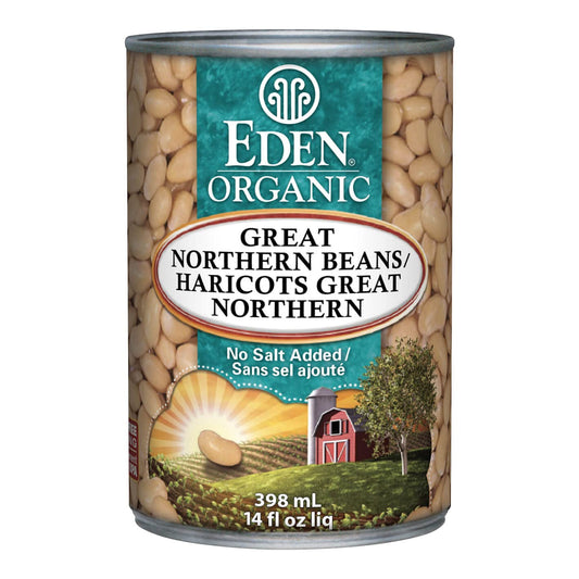 Eden Foods   Organic Beans & Legumes   Great Northern Beans398ML