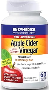 Enzymedica_Raw ACV w/Mother_60caps