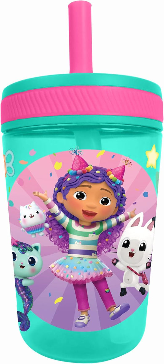 GABBY TUMBLER W/SILICONE STRAW 430ML 1 pack of 6