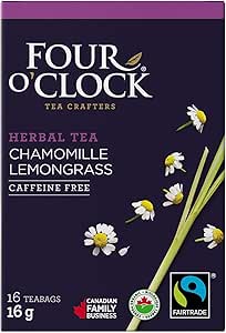 FOUR O’CLOCK -  Chamomile Lemongrass   Herbal Tea    16ct