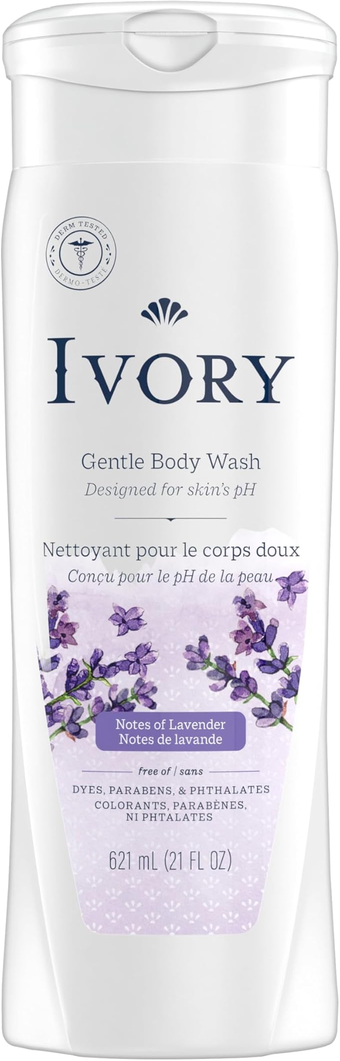 IVORY BODYWASH LAVENDER 621ML