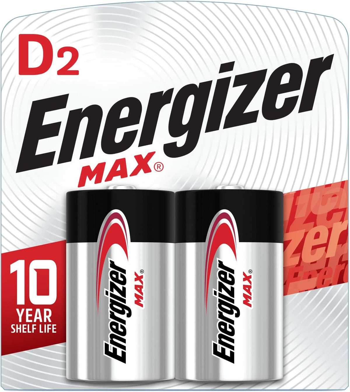 ENERGIZER BATTERY MAX D 2