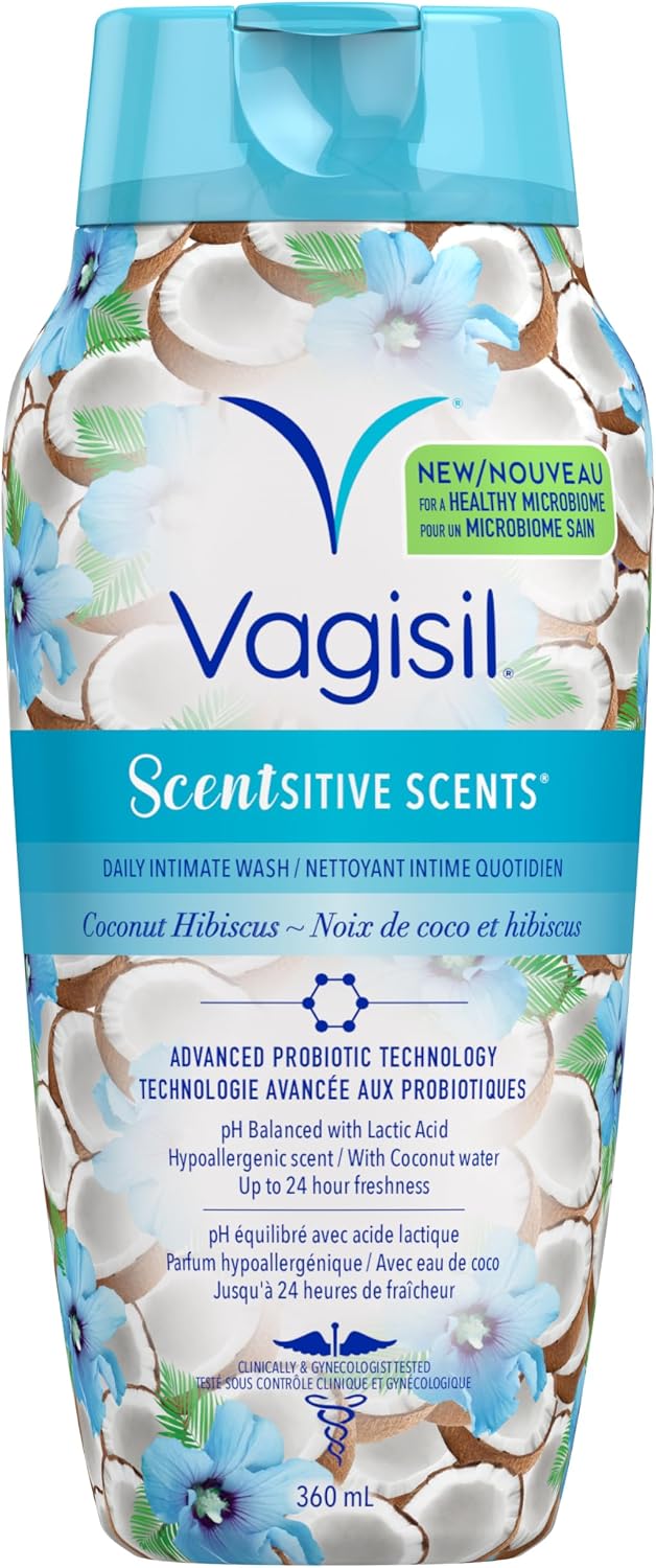 VAGISIL WASH DAILY COCONUT HIBISCUS 360ML
