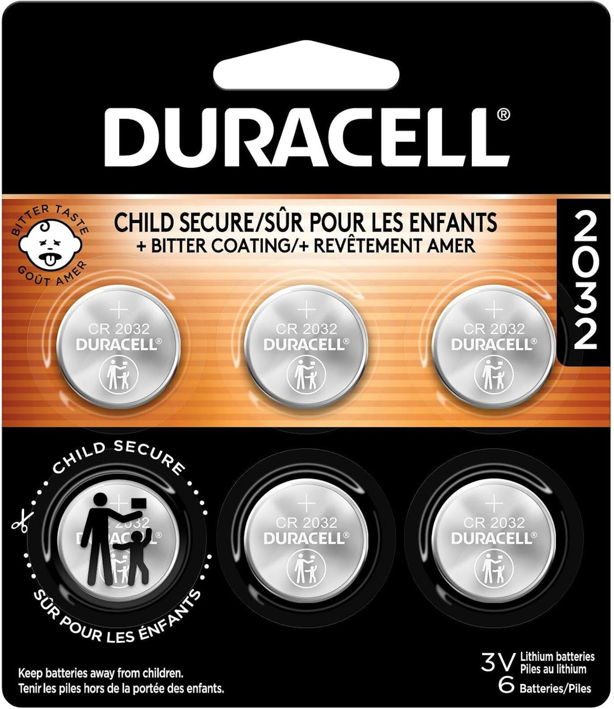 DURACELL LITHIUM COIN CELL 2032 6