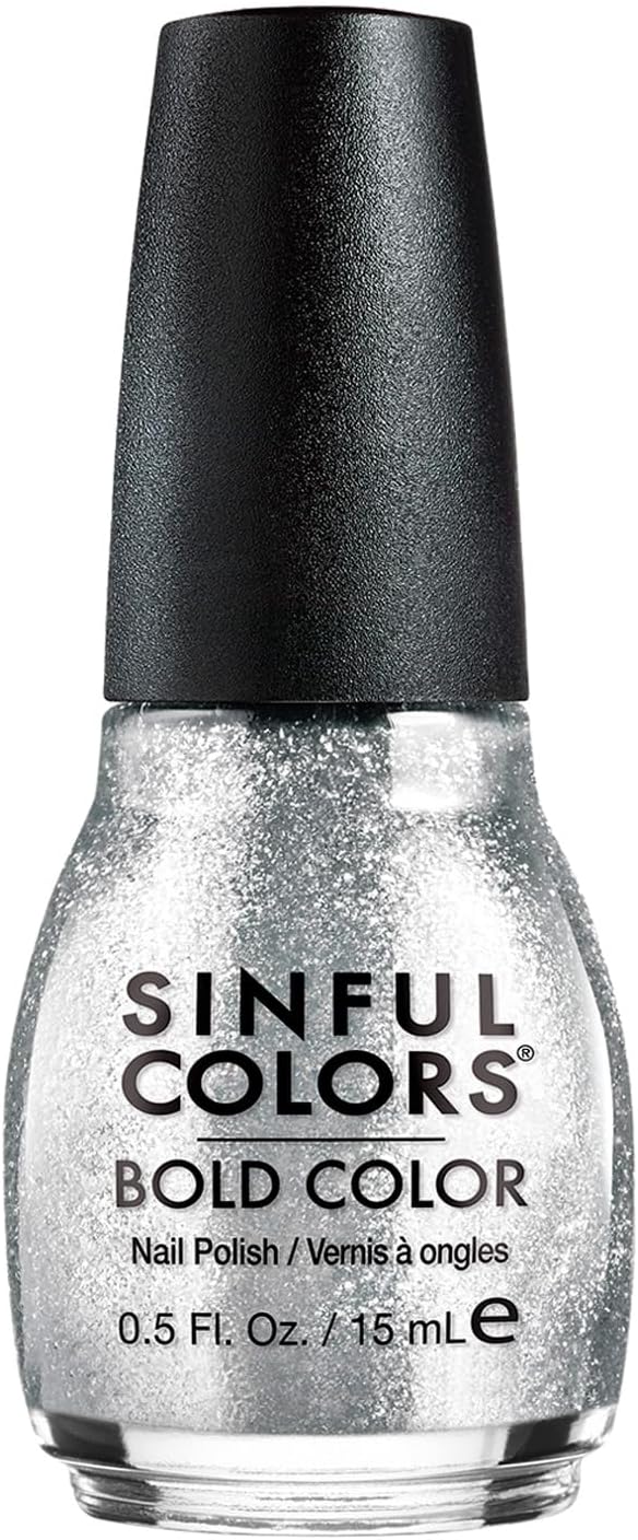 SINFUL COLORS N/POL QUEEN BEAUTY METAL GLITTER pack of 3