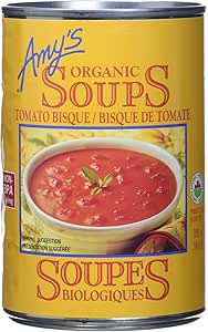 Amy's Kitchen   Organic Canned Soups   Tomato Bisque Soup398ML
